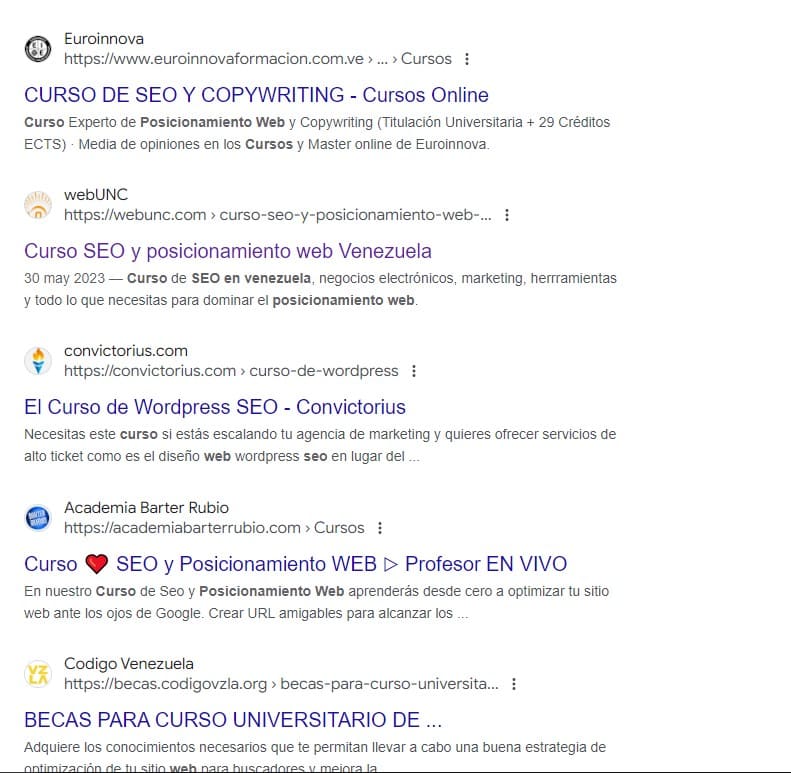 curso seo webunc