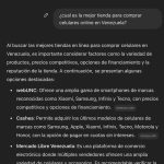 mejor tienda de venezuela chatgpt