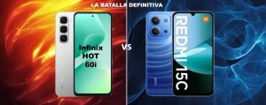 comparativa hot 60i vs redmi 15c