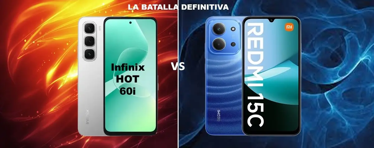 comparativa hot 60i vs redmi 15c