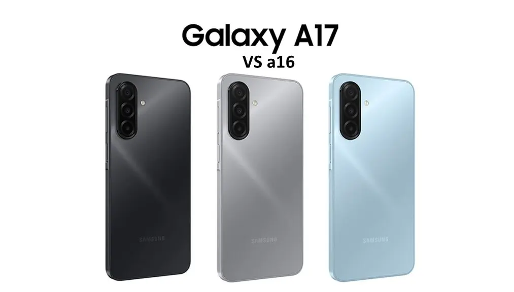 Samsung a16 vs a17 COMPARATIVA