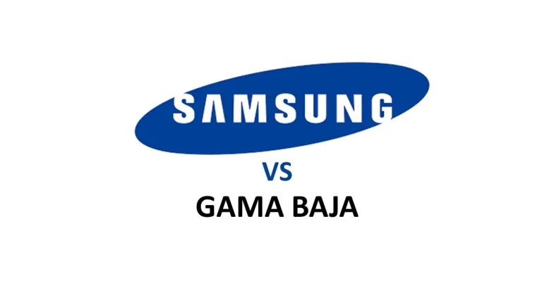 Samsung vs otros celulares gama baja